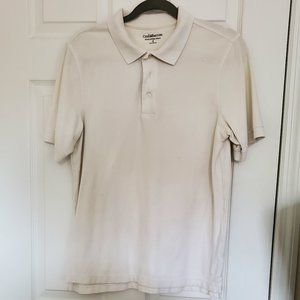 Mens Croft & Barrow White Polo Size S
